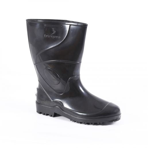 Bota PVC Cano Médio 29Cm Preto com Forro INNPRO Work - CA 36025