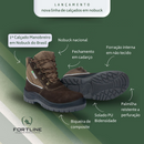 Botina Manobreira Nobuck Marrom Café - Fortline - CA 45603 - Lançamento