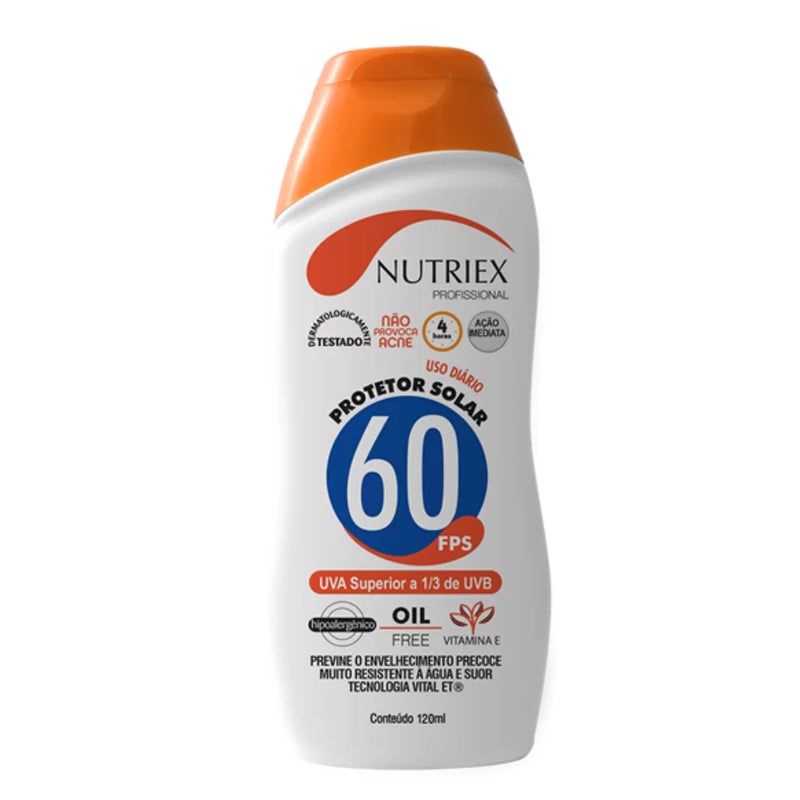 Protetor Solar Profissional 60 FPS - 120 ml - Nutriex